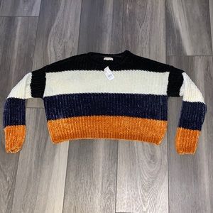 Color Block Knit Sweater